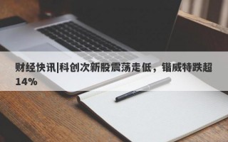 财经快讯|科创次新股震荡走低，锴威特跌超14%