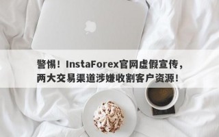 警惕！InstaForex官网虚假宣传，两大交易渠道涉嫌收割客户资源！