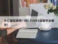 外汇骗局再现！MC FOREX造假平台曝光！