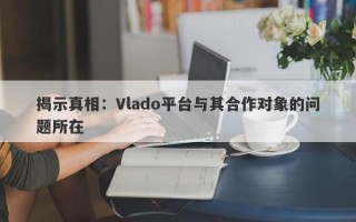 揭示真相：Vlado平台与其合作对象的问题所在