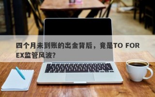 四个月未到账的出金背后，竟是TO FOREX监管风波？