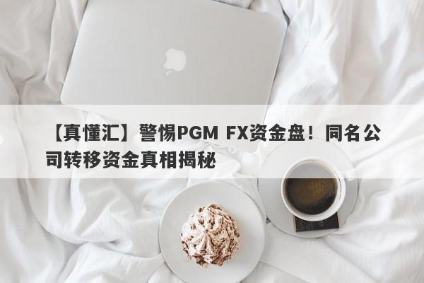 【真懂汇】警惕PGM FX资金盘！同名公司转移资金真相揭秘-第1张图片-要懂汇圈网